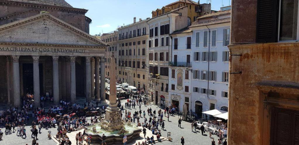 Restored Apartment - Stunning Pantheon View Rome Buitenkant foto